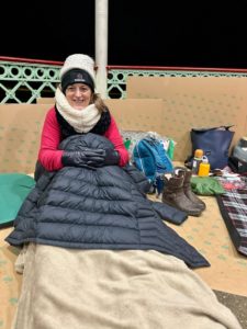 Elinor’s Sleepout for The Esther Project